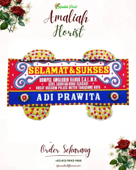 Papan Bunga Ucapan Selamat Solear